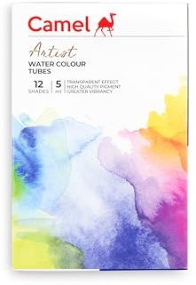Camlin Kokuyo Artist Wasserfarben-Set 5 ml – 12 Farbtöne (mehrfarbig)