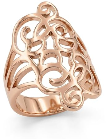 Nobel Ring Rosegold Wrap-Ring Breit SCHMUCK
