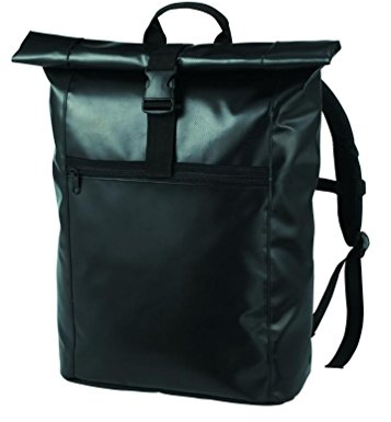 HALFAR® HF3908 Backpack Kurier Eco Rucksäcke Freizeit-Rucksäcke Tasche, Farbe:Black by Halfar