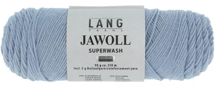 Lång garn Jawoll 50 g sockgarn (puderblått (0234))