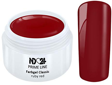 Color Uv Gel Led Farbgel Ruby Red Rot Studio Qualität - Made in Germany - 5ml