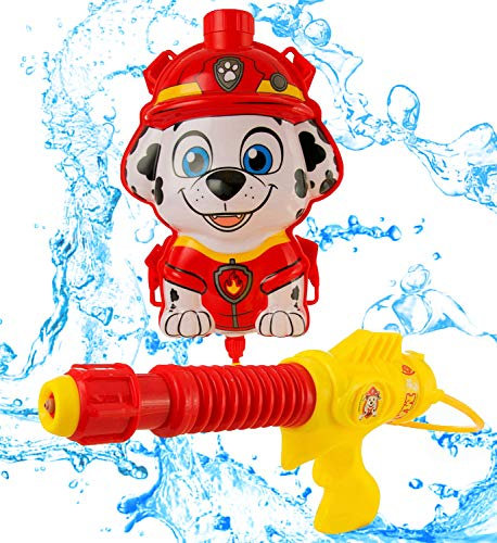 PAW PATROL Wasserpistole Kinder Water Blaster mit Wassertank, Outdoor Spielzeug ab 3 Jahre