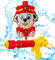 PAW PATROL Wasserpistole Kinder Water Blaster mit Wassertank, Outdoor Spielzeug ab 3 Jahre