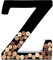 Wine Cork Holder - Metal Monogram Letter (Z), Black, Large | Wine Lover Gifts, Housewarming, Engagement & Bridal Shower Gifts | Personalized Wall Art | Home Décor