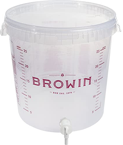 Browin Gärbehälter, Kunststoff, Weiß, 30 L