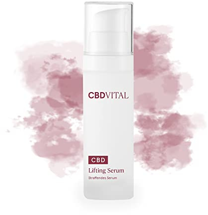 CBD Lifting Serum | 100% vegan | BIO Naturkosmetik | 150 mg Cannabidiol | Straffend & rascher Lifting-Effekt | Speziell für gereizte Haut | Anti Aging Pflege