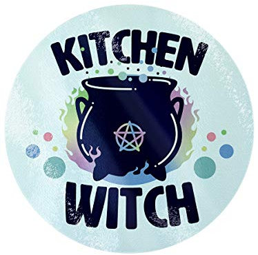 Grindstore Tagliere Kitchen Witch Circolare Bicchiere 31 x 31 cm