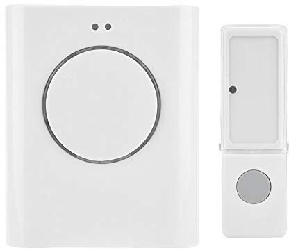Sonnette sans fil, Mini étanche 200M à distance carillon de sonnette de porte à domicile Sonneries MP3 Télécharger anneau de porte sans fil pour villas de bureau d'appartement à domicile