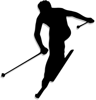 Decus Shop Ski Fahrer 3090 // Sticker Aufkleber vers. Größe Farbe