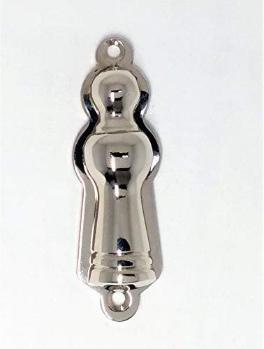 Buco della serratura Swing Cover Lady Escutcheon Ottone, Nichel & Finiture antiche (nichel lucido)