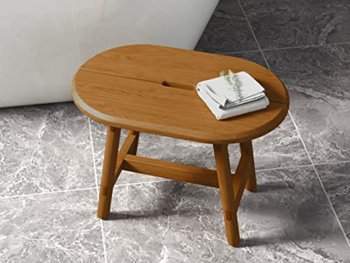 Destiny Badhocker SPA & Living Saunabank oval 65x42x46 cm Teak