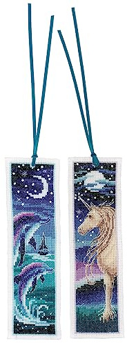 Vervaco Kit Mark-Page Dauphin et Licorne lot of 2