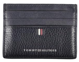 Tommy Hilfiger TH Central CC Holder AM0AM11858, Portafogli Uomo, Blu (Space Blue), OS