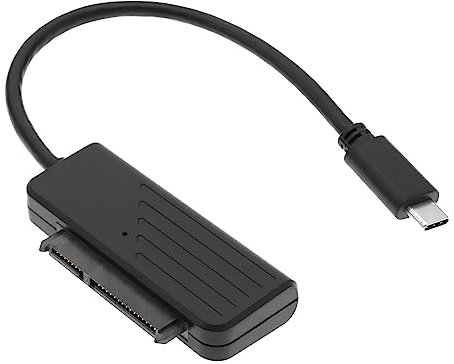 YINETTECH SATA to USB C Adapter Cable USB C Hard Drive Reader for 6.35 cm (2.5 Inch) SATA HDD/SSD Transfer Rate up to 6 GBit/s Plug & Play