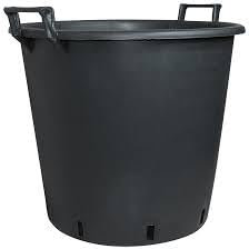 UK GROW 30 Litre Strong Handled Plant Pots - Ideal for Gardens, Trees, and Storage - Easy to Pick Up, Very Strong, Perfect for Outdoor Planting (30 Litres)