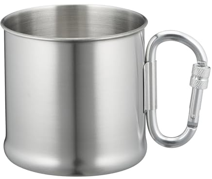 Mil-Tec Karabinerbecher Edelstahl 500 ml