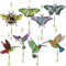 8 Pcs Diamond Art Painting Wind Chimes, FineGood 5D Sun catchers for Windows Butterfly Brid Bee DIY Crystal Suncatcher Hanging Ornament with Pendant for Indoor Home Garden Decor