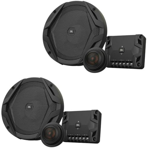 1 kit GX600C sistema a 2 vie da 16,5 cm 6,5 70 watt rms e 210 watt max woofer tweeter crossover per portiere sportelli da predisposizione auto, a coppia