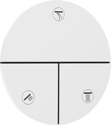 hansgrohe ShowerSelect Comfort S - Ventil für Unterputz-Montage von ShowerSelect Comfort Thermostaten (3 Verbraucher), Mattweiß