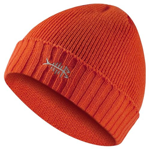 Bassdash Winter Beanie Mütze mit Fleece Futter Dick, Wintermütze Herren Damen, Stretchy Cuffed Knit Strickmütze Unisex