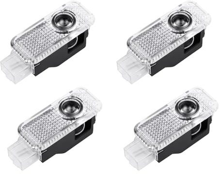 Merautop SJ 4 4ieces LED Car Door Light with Logo for car doors door lighting A1/A3/A4/A5/A6/A7/A8/Q2/Q3/Q5/Q7/Q8/TT/R8