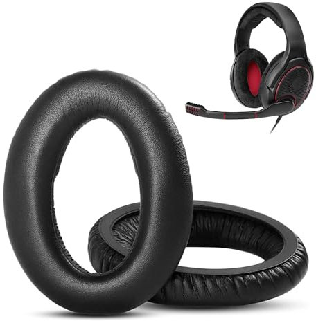HD380 PRO Ohrpolster, HAIZEEN Ohrpolster kompatibel mit Sennheiser G4ME Zero HD380 HD380 PRO Game One Game Zero Gaming Kopfhörern Ohrpolster Ersatzkissen (Proteinhaut/Memory-Schaum)