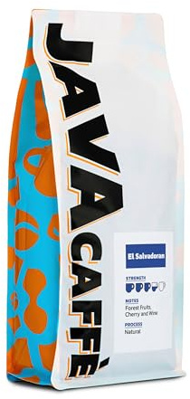 Java Caffè El Salvadoran 100% Arabica Coffee Beans 1kg Bag | Freshly Hand Roasted In The UK, Resealable Bag