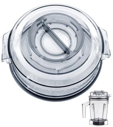48 oz Blender Replacement Lid Compatible with Vitamix A2300 A2500 A3300 A3500, Top Blender Pitcher Cover Replacement for Vitamix Ascent X Series X3 X5 X2 X4 Container with Self-Detect,BPA Free.