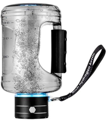 KASFDBMO Bottiglia d'acqua a idrogeno con generatore di ioni per migliorare l'acqua ricaricabile da 1,5 l