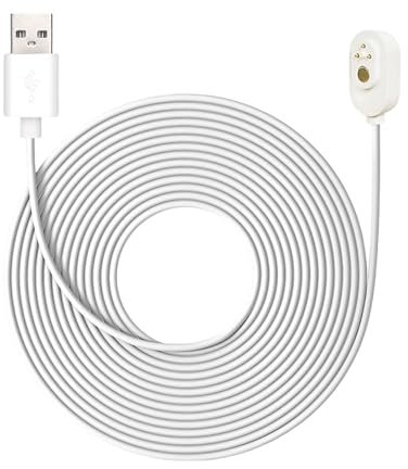 ERRORY Practical Weatherproof Power Charging Cable for NEST Cams Camera Models Indoor and Outdoor Use 5.2m/7.6m/10m Length