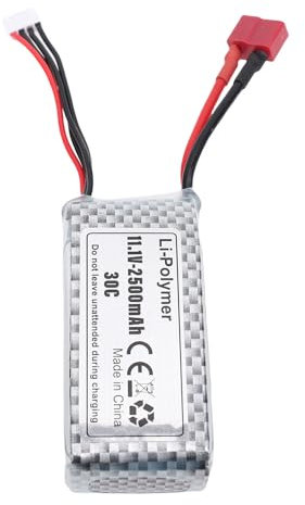SPYMINNPOO Batería de Automóvil RC de Alta Potencia de 2500 MAh para Carreras de Carreras y Rocas, Adecuado para 3101A 3100A 2997A F21A X31 RC Modelo