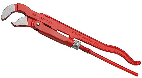 FACOM Eckrohrzange lang345 mm,Backen 65 Gradgebogen, 1 Stück, 121A.1'