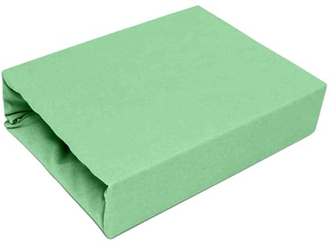 Best for Home elastisches Jersey Spannbettlaken | Spanbettlaken 90x180 cm | 100% Baumwolle und Jersey Spannbettlaken und Jersey Spann bettlaken | Warme Spann bettlaken