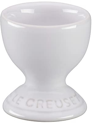 Le Creuset Taza de huevo de gres, 5 cm, color blanco