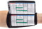 WristCoaches Qb Wrist Coach - Textbuch Armband Heavy Duty Fußball Armbänder für Jungen mit DREI Playsheet Compartments - Perfekt für Flag Football und Fußball Tackle Jugend Schwarz