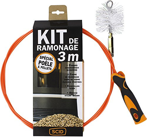 KIT DE RAMONAGE SPÉCIAL POÊLE À PELLETS - SCID