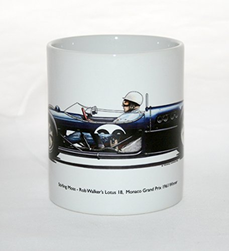 Formula One Mug. Stirling Moss, Lotus 18 - Monaco Grand Prix 1961 Winner