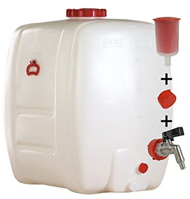 Graf Getränkefass Oval 500 Liter mit Messing Auslaufhahn 1/2 und Gärspund