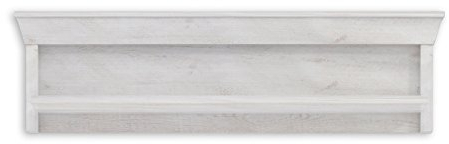 Forte Kashmir Wandboard, Holzwerkstoff, Pinie Weiß, 24,5 x 122,8 x 33,8 cm