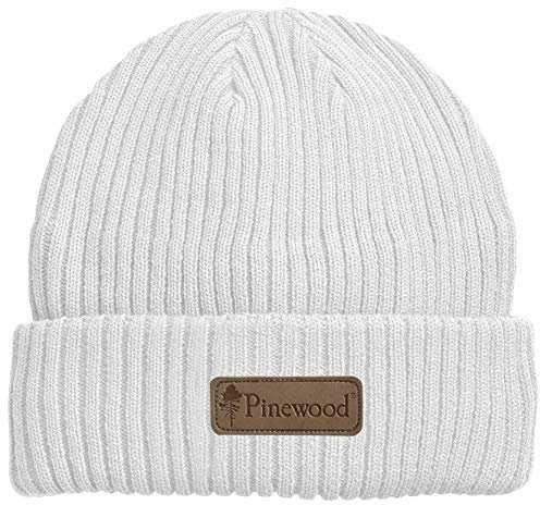 Pinewood Unisex Stöten Strick M tze, Weiß, Einheitsgröße EU