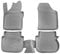 OMAC Gummimatten Fußmatten kompatibel mit VW Caddy 2007-2014 TPE Automatten Grau 4X
