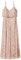 Adrianna Papell Robe Longue en Perles, Rose poudré/doré, 48 Femme