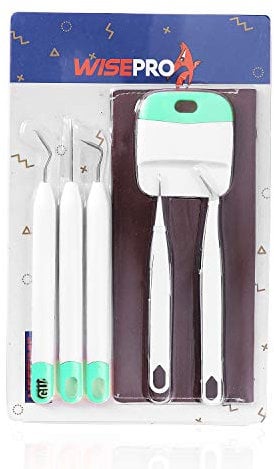 WISEPRO Set of 7 Craft Basic Vinyl Tools for Weeding Vinyl Craft DIY, Scrapbooking Tool Set for DIY Paper Craft, Assorted