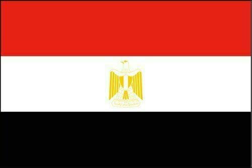 Sticker-Designs 10cm! Klebe-Folie Wetterfest Made-IN-Germany Egypt Ägypten Flag Flagge Fahne UV&Waschanlagenfest Auto-Aufkleber Profi-Qualität! F2511