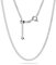 LeCalla 925 Sterling Silber Italienisch Verstellbare Kandare Kette Halskette für Frauen 24 Zoll