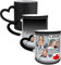 Slavna Personalised Mugs with Photo and Names Custom Colour Changing Mug Design Your Own Mug Customised White Ceramic Mug for Mum Dad Children Teachers Manager,13oz,3 Colors Available,2 Photos