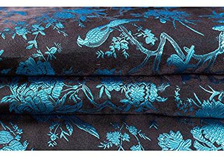 GOONSDS Damast Satin Brocade Jacquard Stoff Kostüm Polstermöbel Kleidung Material 75Cmx50cm,G