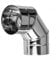 Stainless Steel 90 Degree Elbow Chimney Liner Bend 90° - Multi Flue Stove Pipe. (125mm)