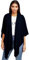 gloop Damen Poncho,Schal Pullover, Lange Strickjacke, Strickpullover, Mantel,XXL Umhängetuch,Tunika für Sommer und Winter, Schwarz, Einheitsgröße