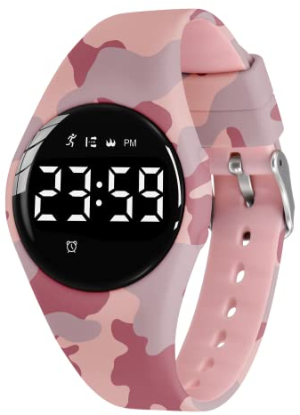 BEN NEVIS Montre Enfant,Montre Adolescent Garcon Sport Digitale de Fitness Tracker, avec Alarme/Chronographe/Étanche pour Cadeau Garcon Fille 5-15 Ans